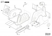 Bosch 1 600 A00 20G GDE230 FC-T Suction Hood Spare Parts